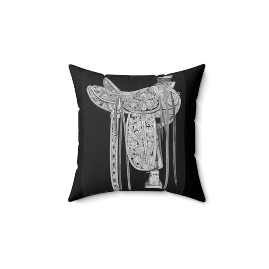 New Saddle,  Cowboy Decor Pillow, Western Home Accent, Farmhouse Throw Pillow, Gift for Horse Lovers, Country Style Cushion