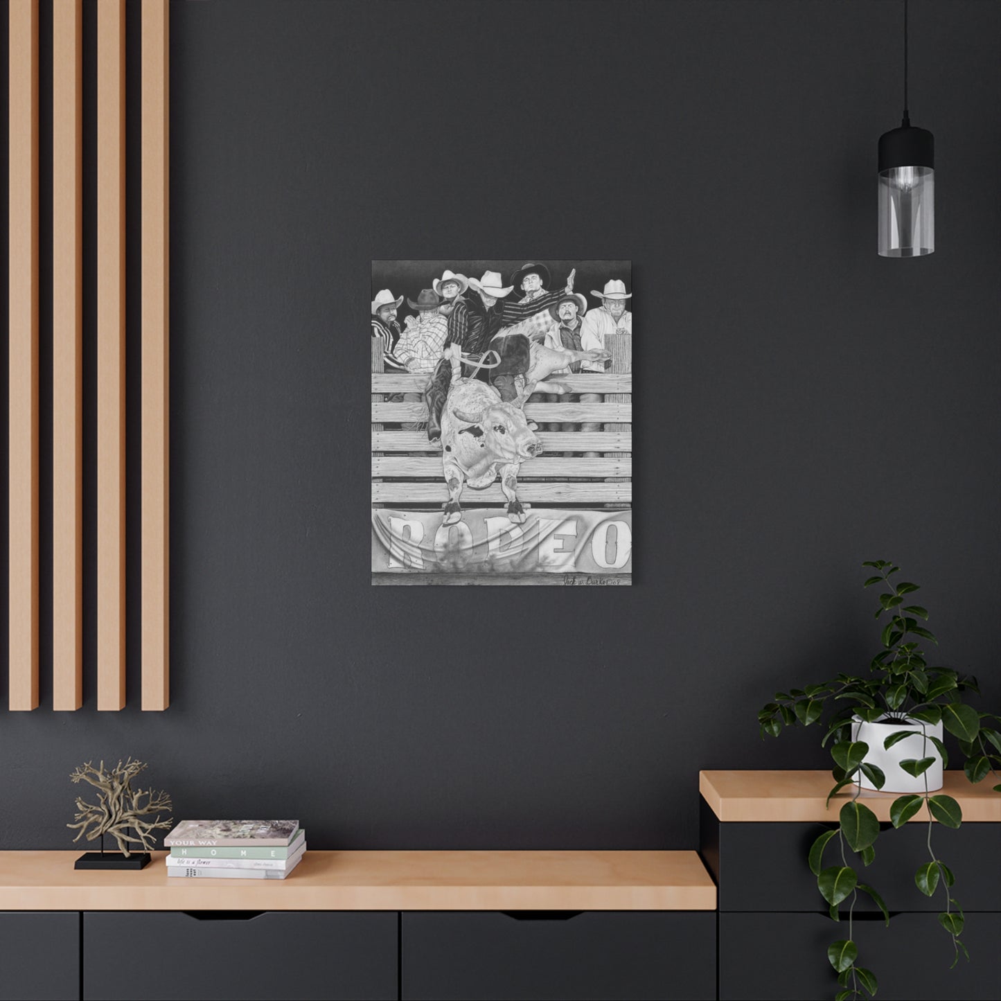 Western Art on canvas, home decor, farmhouse