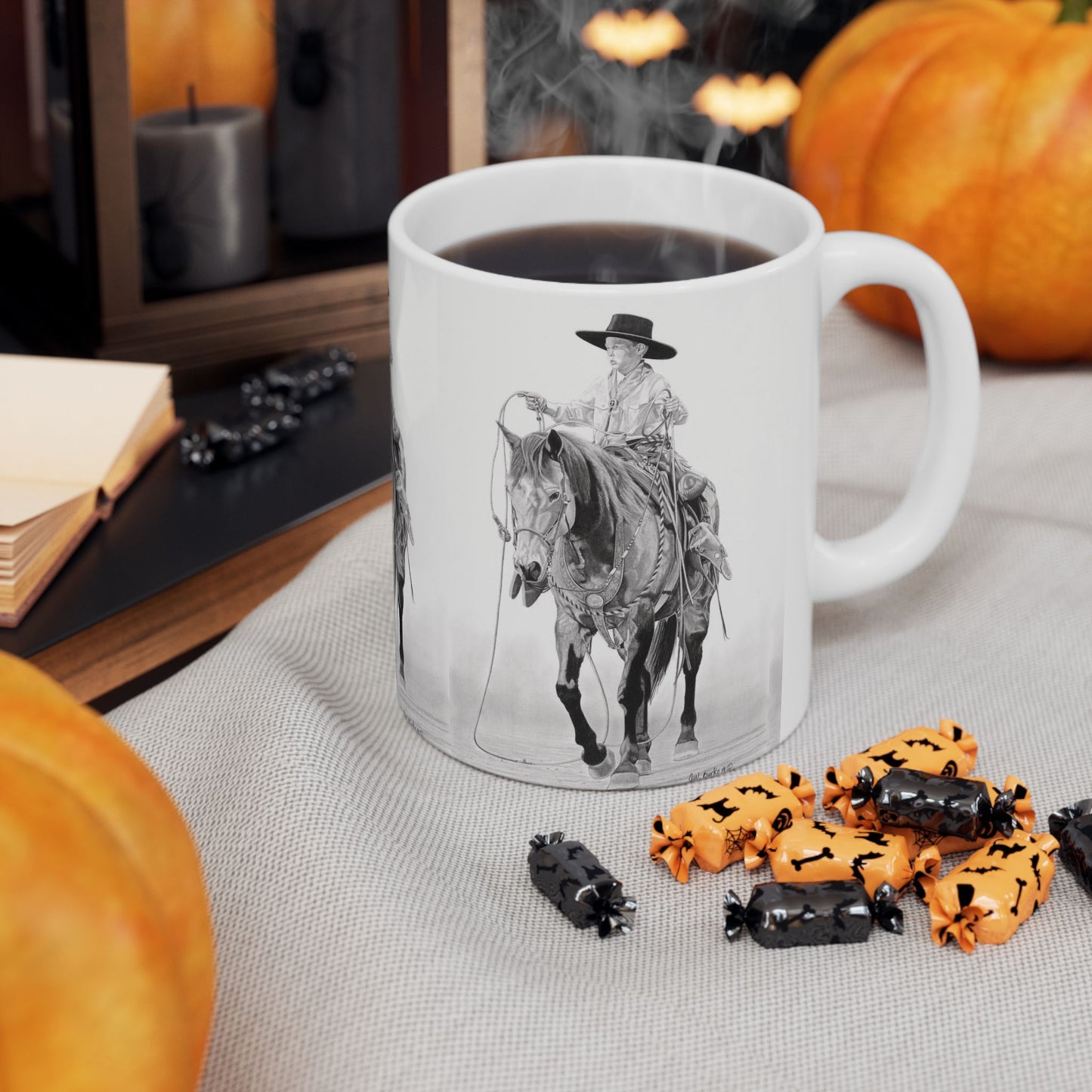 coffee mug, western style