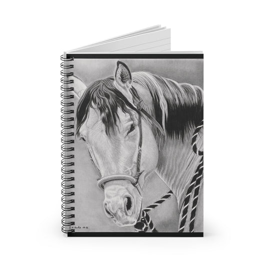 "Watcha  lookin at"  Espiral Notebook - Capturing the Spirit of the West, Journal for Equestrian Lovers, Western Art Gift, Cowpoke Writing Pad, [...]