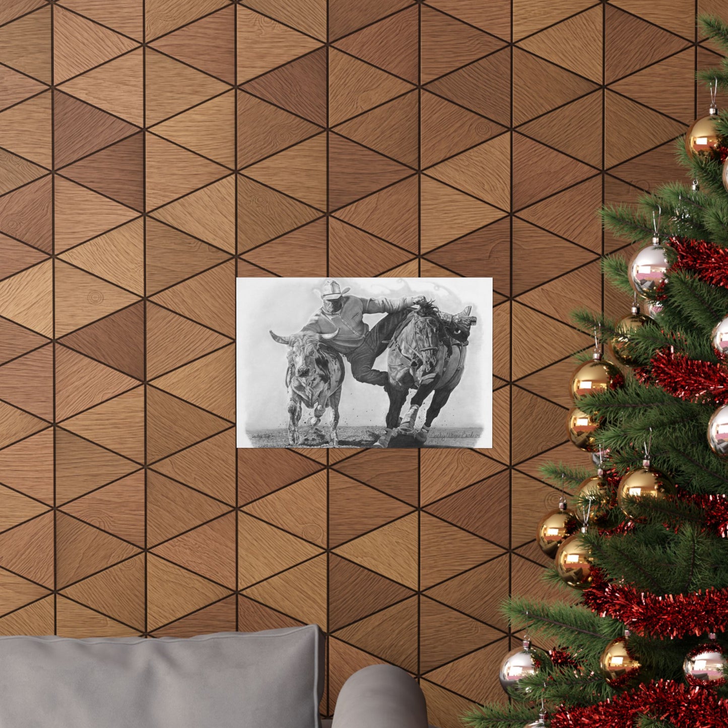 Art Print | Western Decor | Framed Wall Art, Matte Horizontal Posters, Country Home, Gift for Horse Lovers