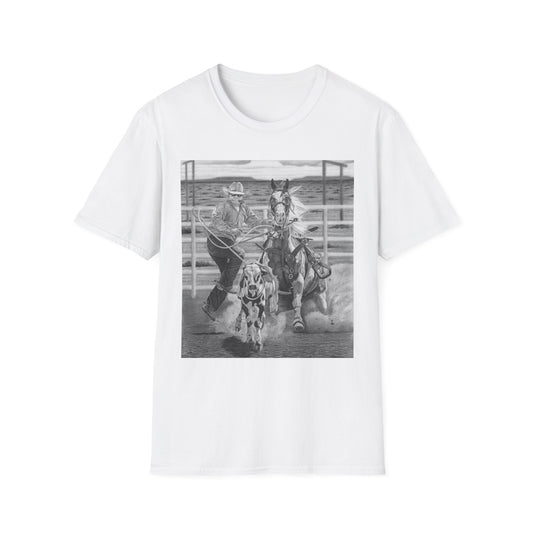"Stone Cold Throw"  Western Art T-Shirt