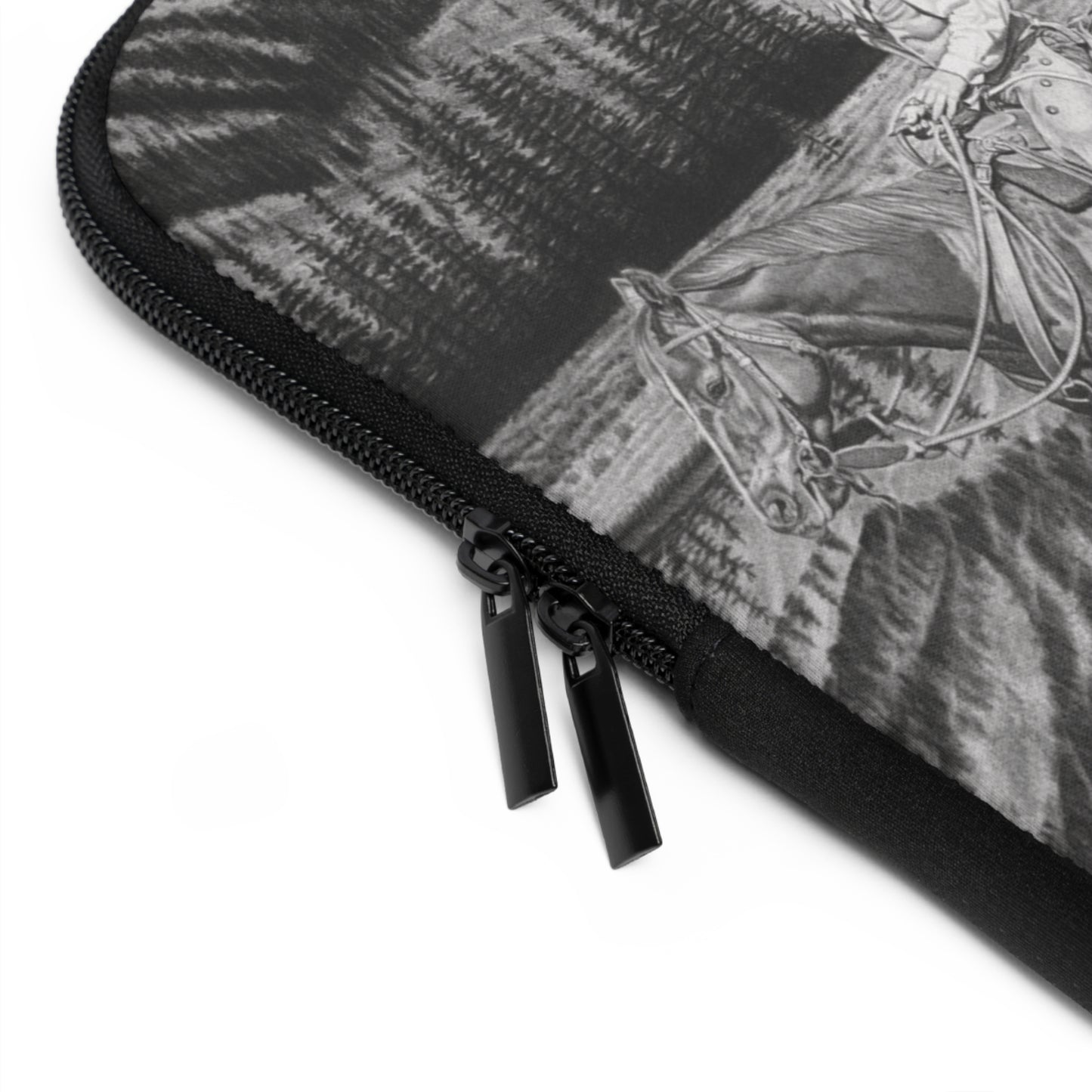 "Still Day on The Trail" Rustic Cowboy Laptop Sleeve, Western Cowpoke Case, Unique Gift for Ranch Lovers, Rodeo Accessories, Durable Tech Cover
