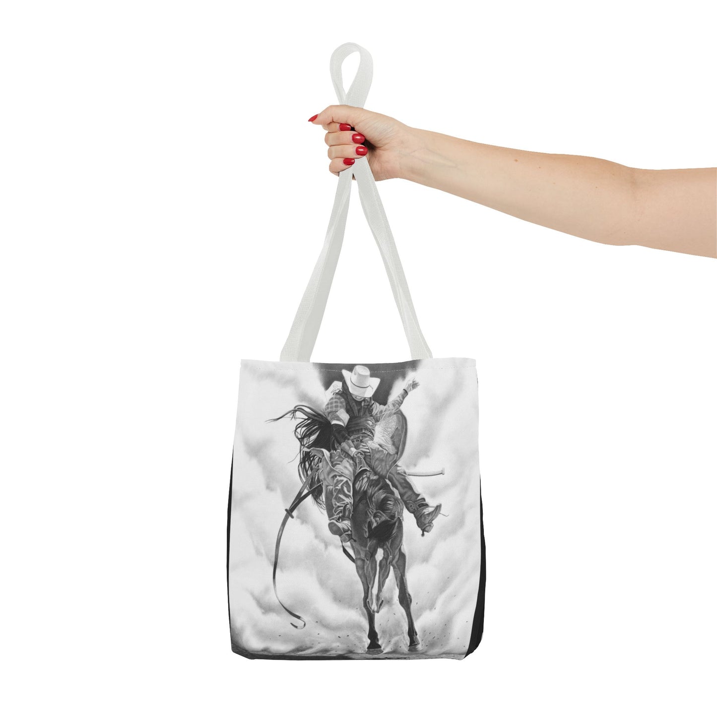 "Storm a Brewing"  Tote Bag, Western Style Shopping Tote, Equestrian Gift, Farmhouse Decor, Horse Lover Accessory