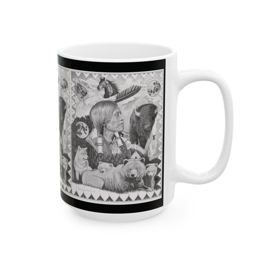 "Two Moon Apache Dream" Coffe Mug