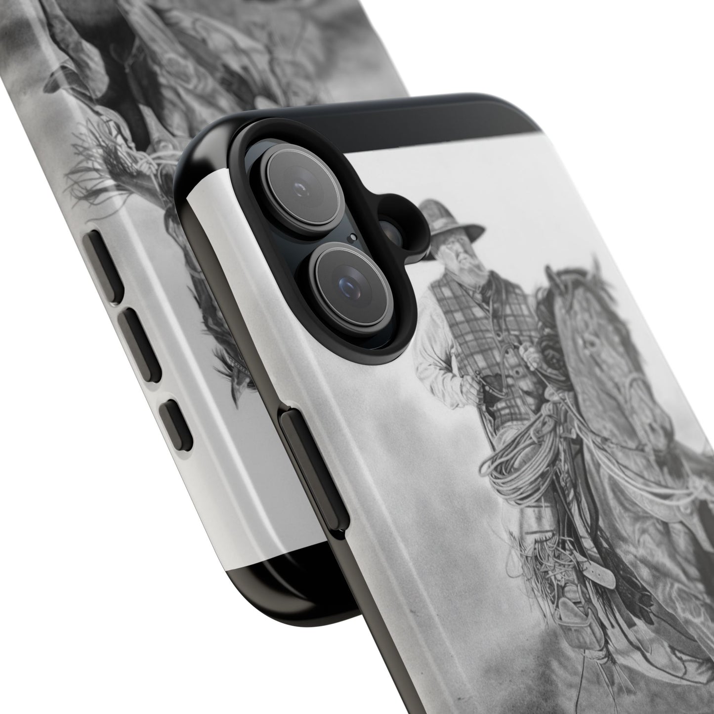 Phone Cases, Cowboy Design, Tough Protection, Gift for Him, Ranch Decor, Durable Style