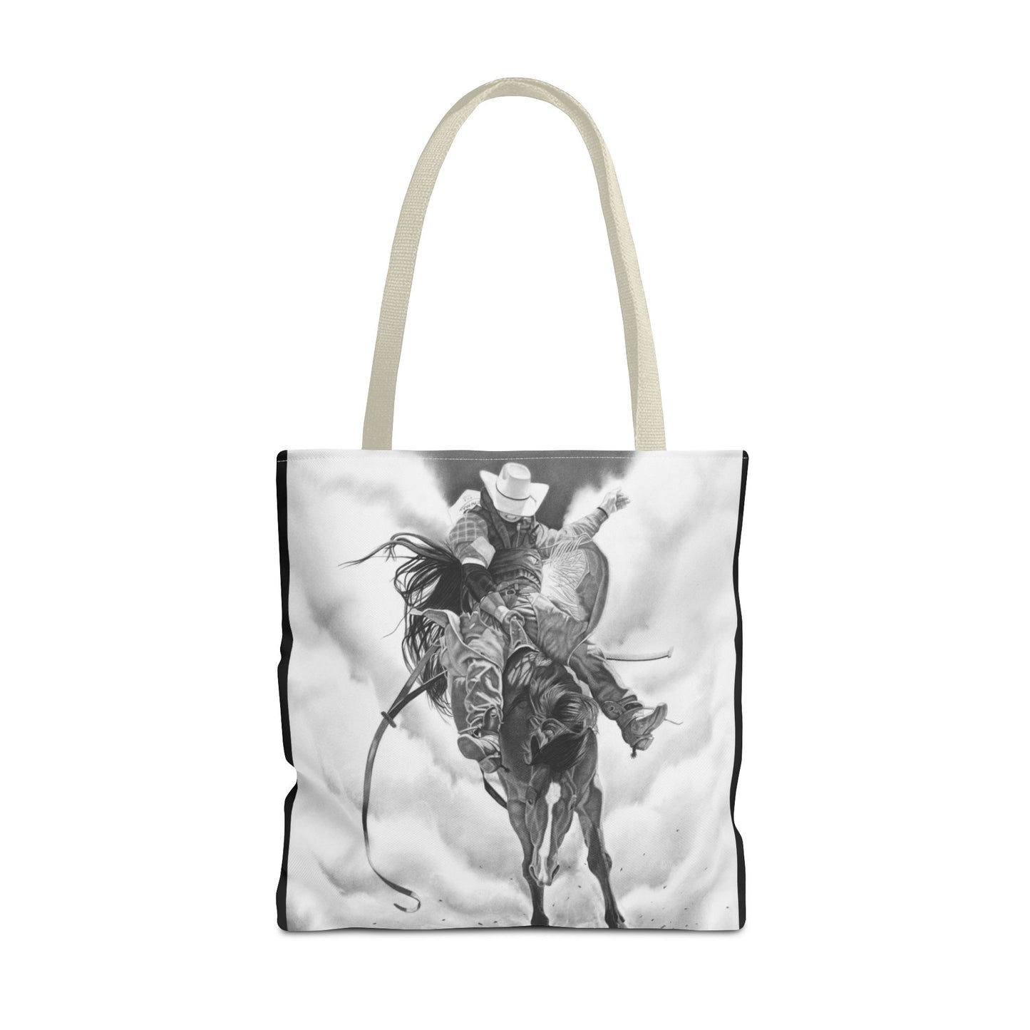 "Storm a Brewing"  Tote Bag, Western Style Shopping Tote, Equestrian Gift, Farmhouse Decor, Horse Lover Accessory