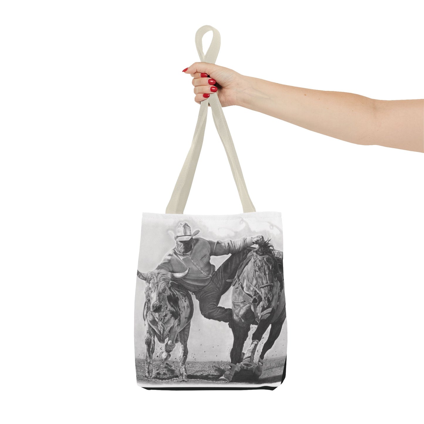 "Cowboy Life #1 " Tote Bag, Western Style Shopping Tote, Equestrian Gift, Farmhouse Decor, Horse Lover Accessory