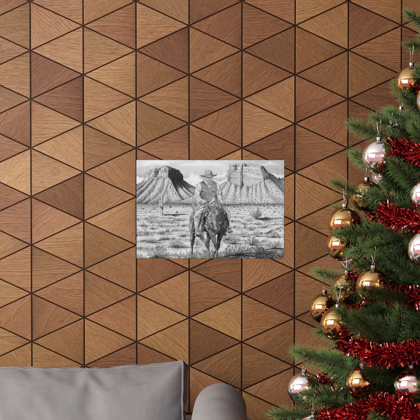 Art Print | Western Decor | Framed Wall Art, Matte Horizontal Posters, Country Home, Gift for Horse Lovers