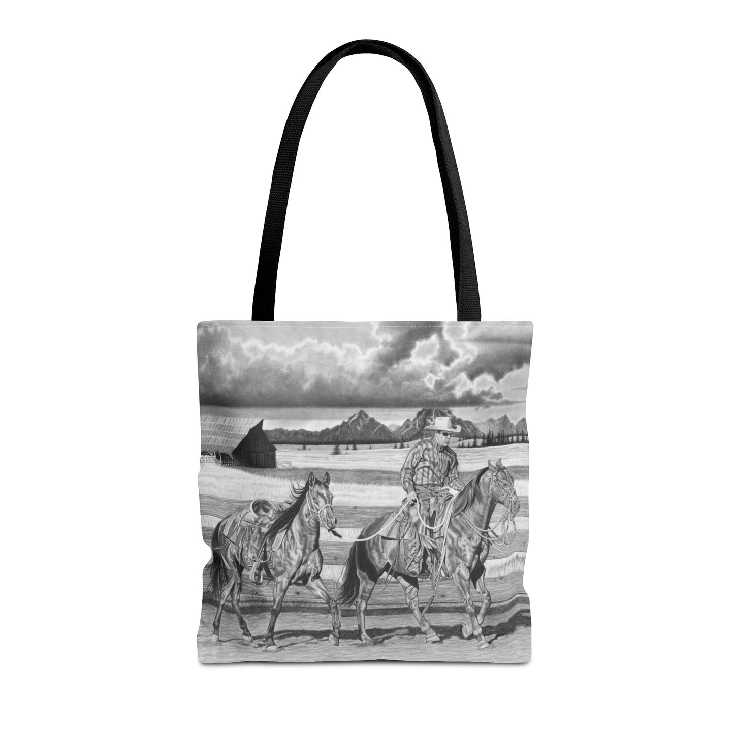 "The Gift Named Storn" Western Art Tote Bag