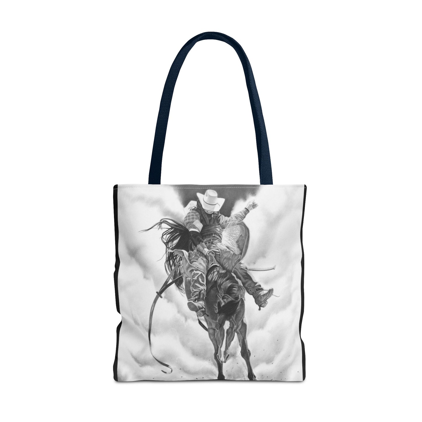 "Storm a Brewing"  Tote Bag, Western Style Shopping Tote, Equestrian Gift, Farmhouse Decor, Horse Lover Accessory