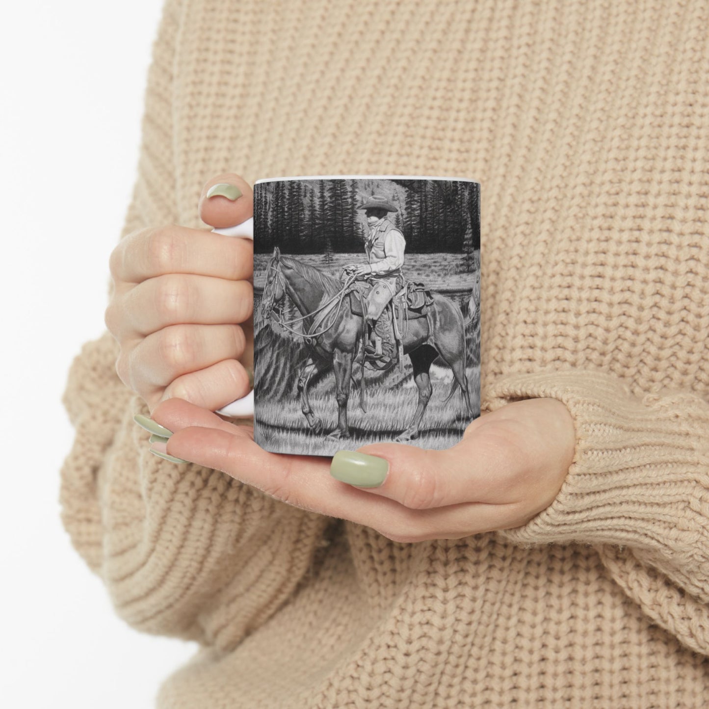 Coffee mug, western style