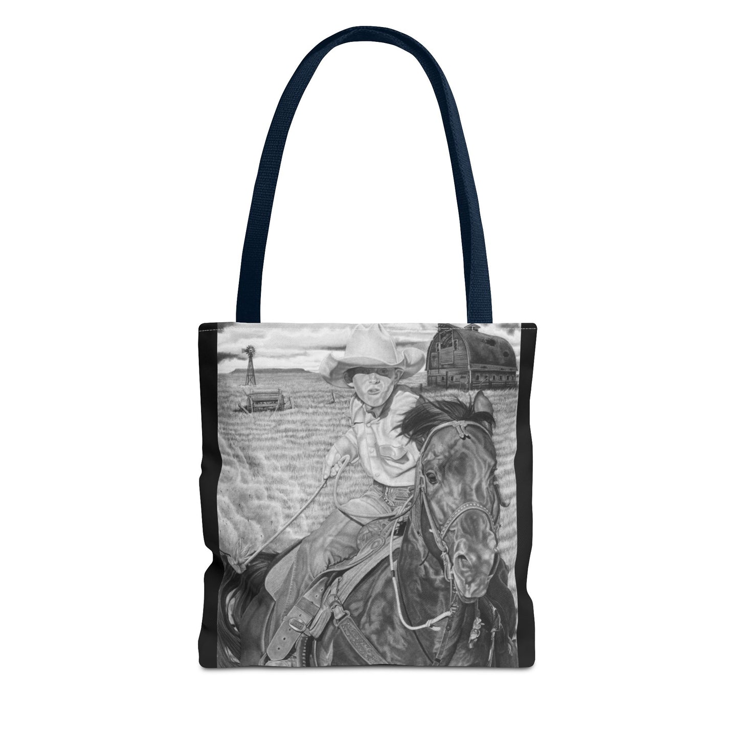 Tote Bag, Western Style Shopping Tote, Equestrian Gift, Farmhouse Decor, Horse Lover Accessory