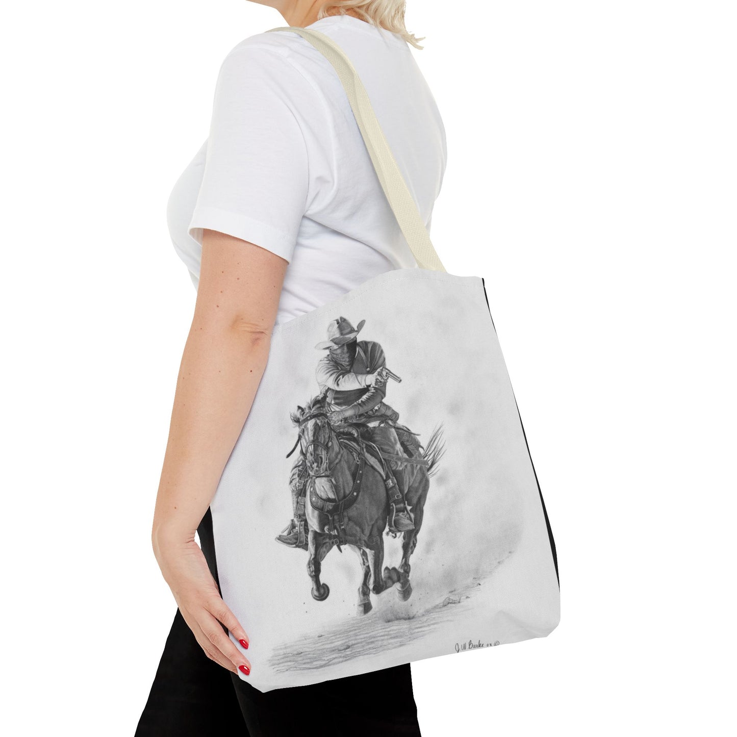 Tote Bag, Western Style Shopping Tote, Equestrian Gift, Farmhouse Decor, Horse Lover Accessory
