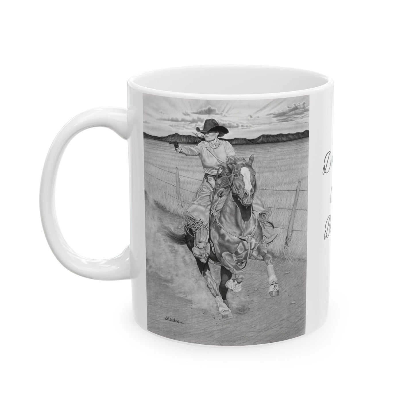 coffee mug, western style