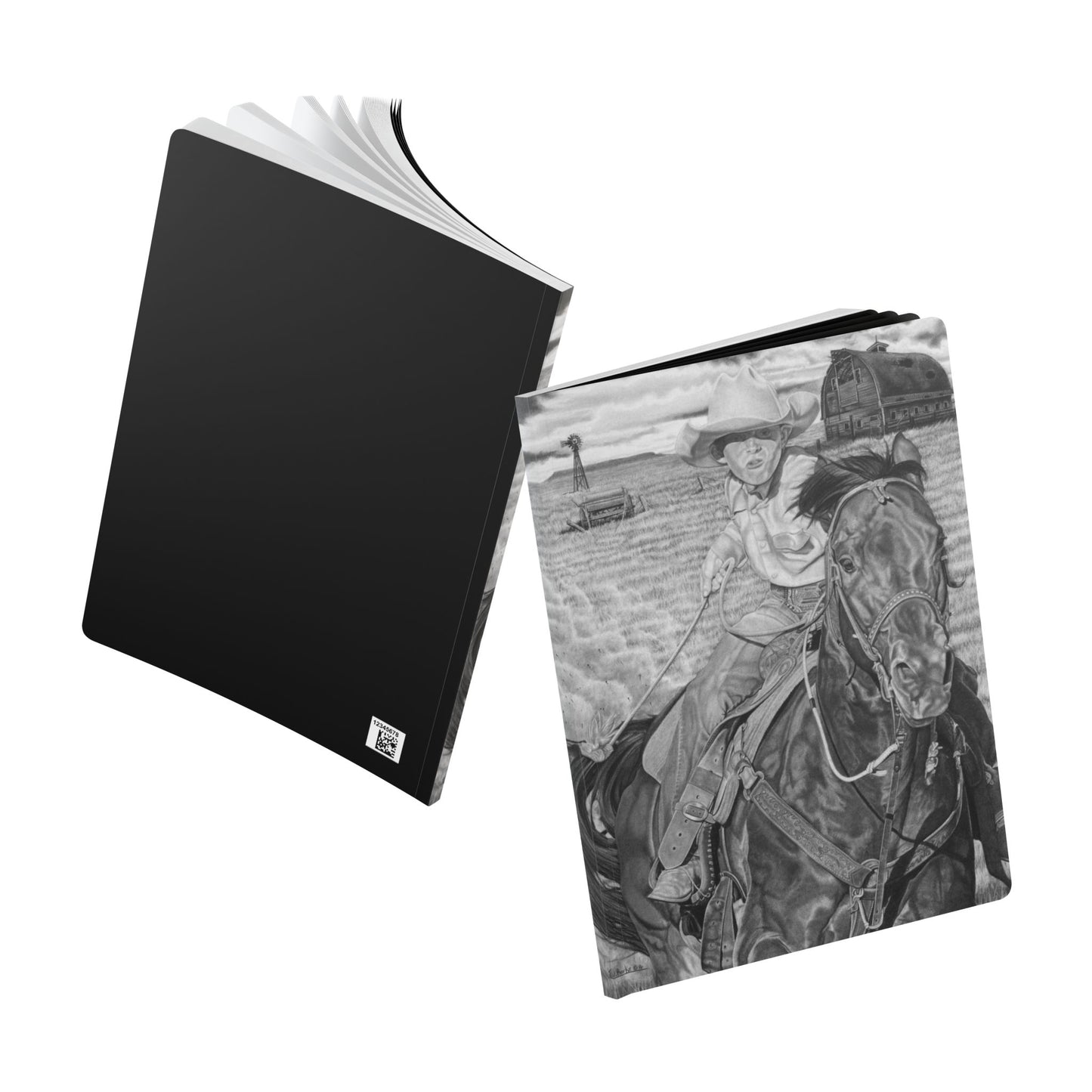 Softcover Journal, Notebook for Writing, Artistic Gift, Travel Journal, Eco-Friendly Stationery, Unique Artwork