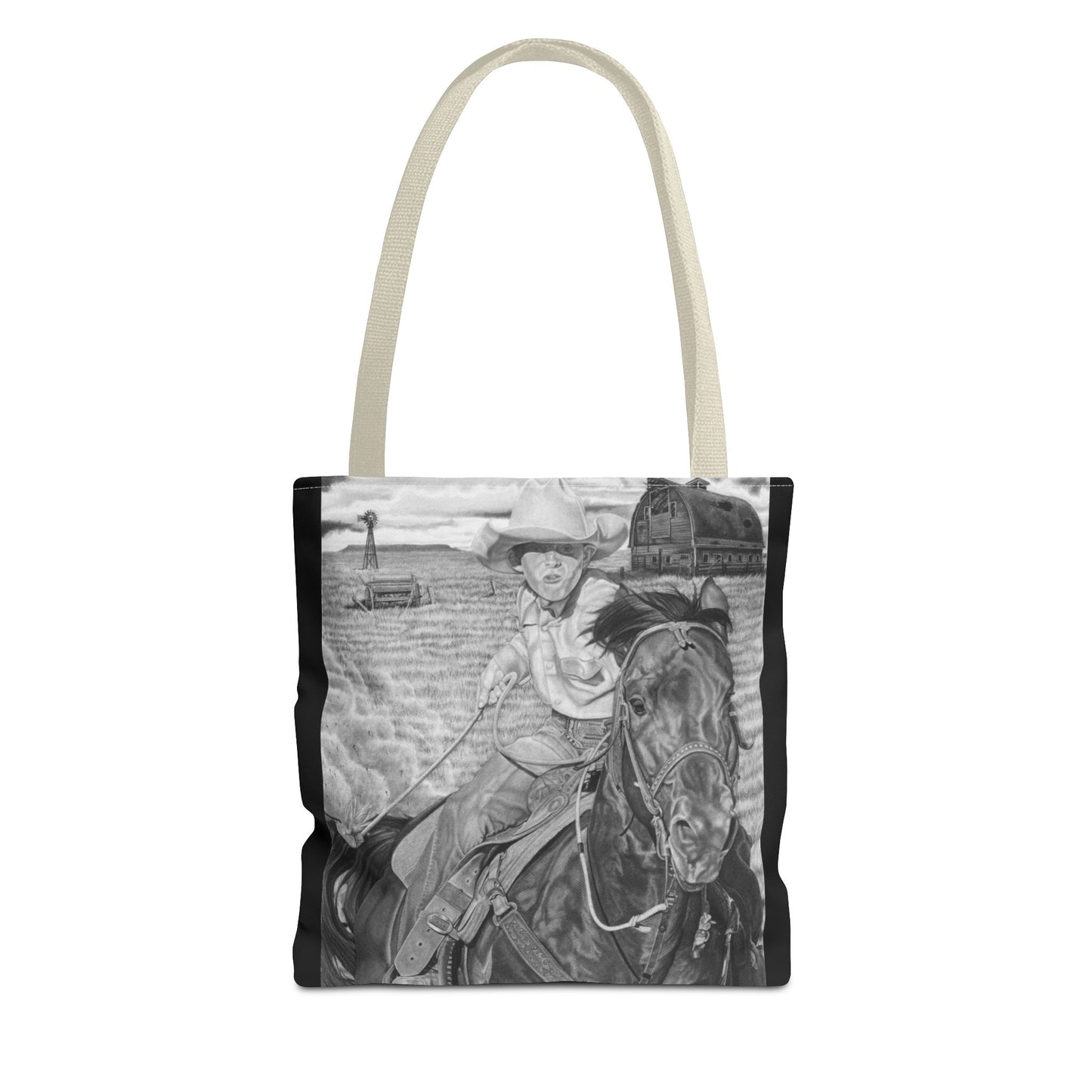 Tote Bag, Western Style Shopping Tote, Equestrian Gift, Farmhouse Decor, Horse Lover Accessory