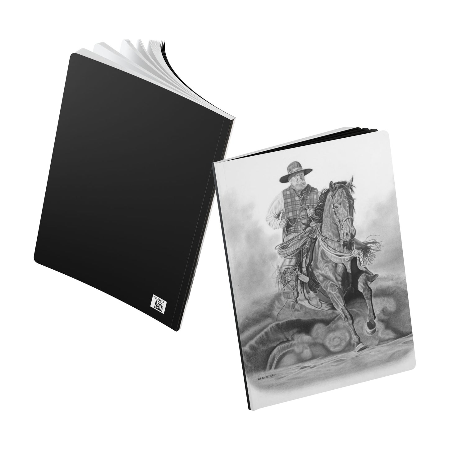 Softcover Journal, Notebook for Writing, Artistic Gift, Travel Journal, Eco-Friendly Stationery, Unique Artwork