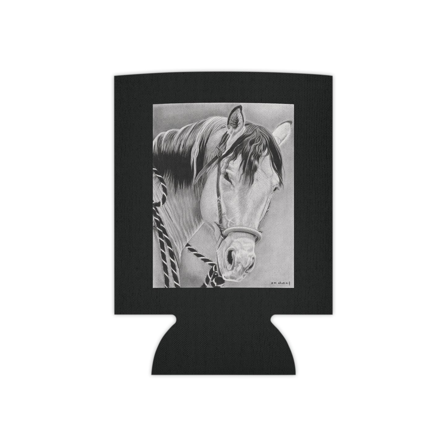 "Watcha lookin at" Western Art Can Cooler