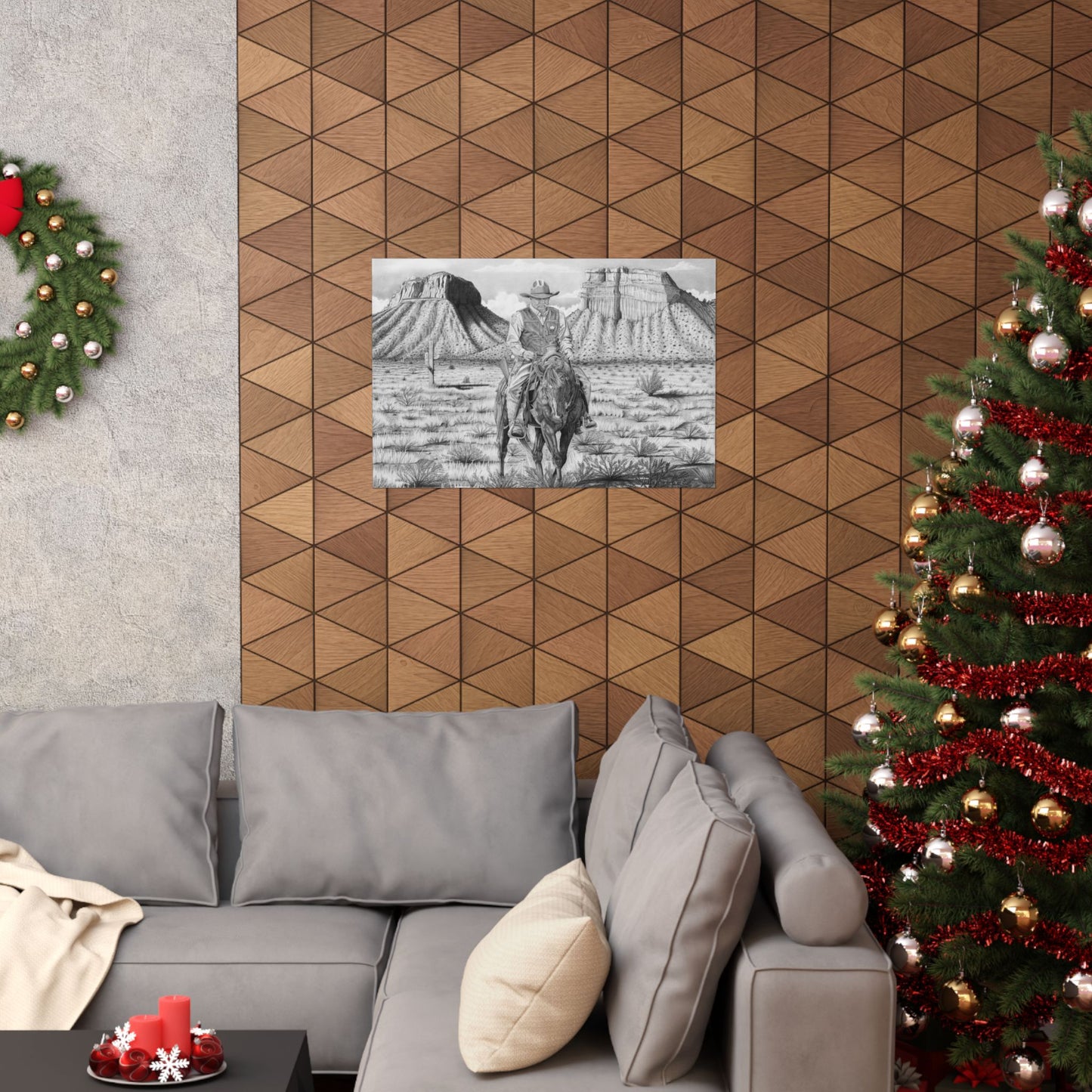 Art Print | Western Decor | Framed Wall Art, Matte Horizontal Posters, Country Home, Gift for Horse Lovers