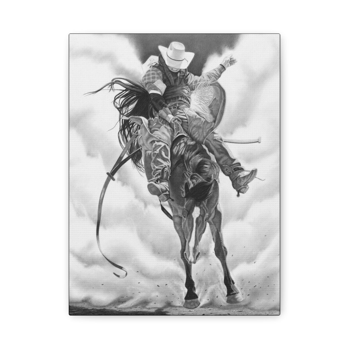Art on canvas, western style, farmhouse