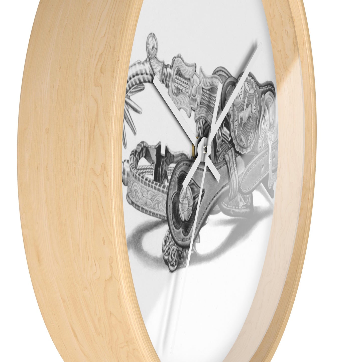 Wall Clock, Vintage Farmhouse Decor, Western Theme Timepiece, Country Home Accent, Horse Lover Gift, Unique Wall Art