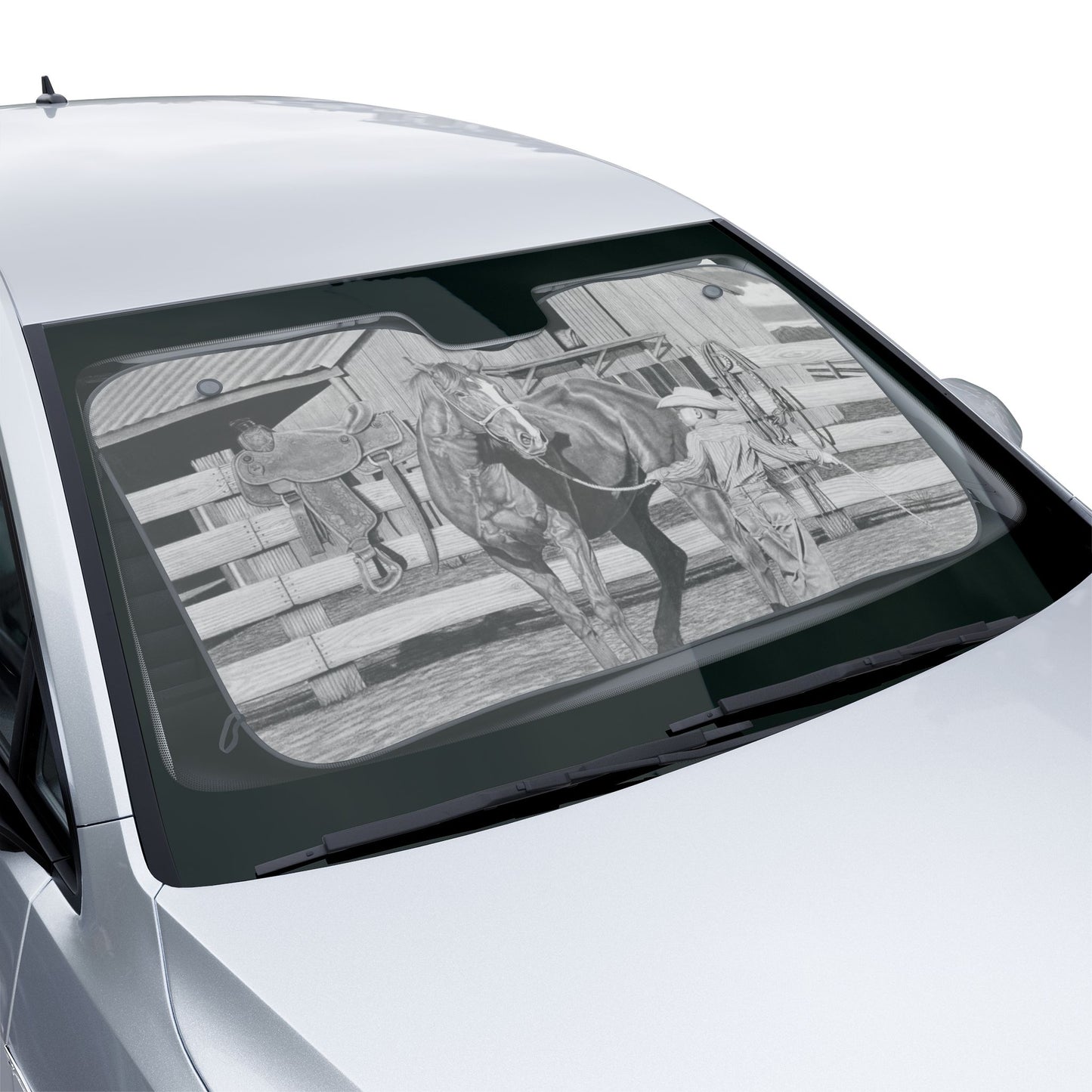 Car Sun Shade Western  style Auto Sunshade
