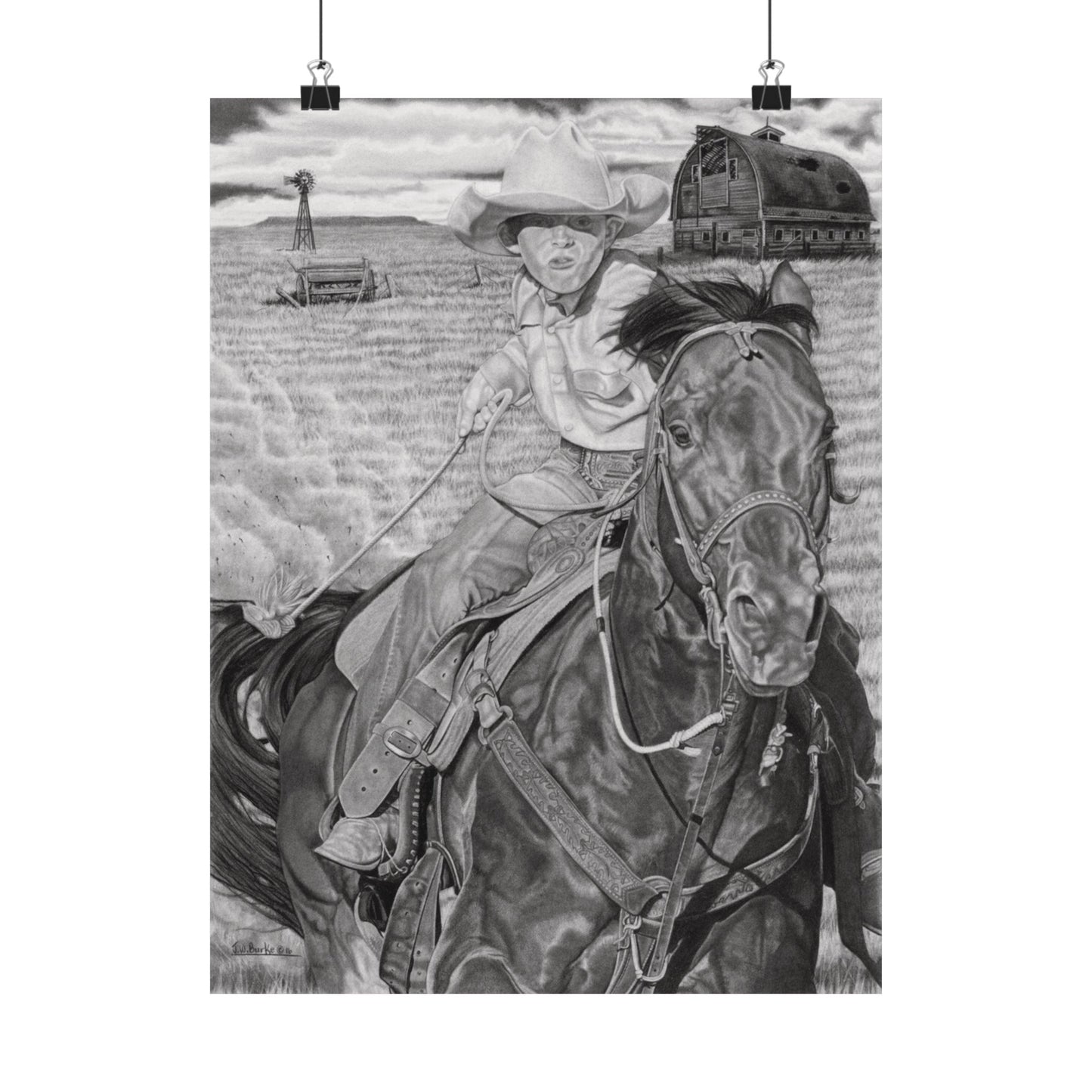 Art Poster, Western Home Decor, Country Wall Art, Horse Lovers Gift, Vintage Ranch Print
