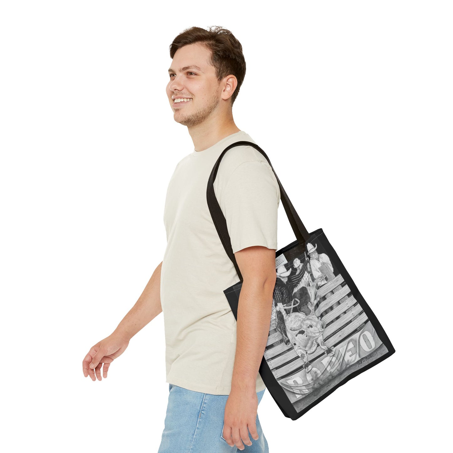 Tote Bag, Western Style Shopping Tote, Equestrian Gift, Farmhouse Decor, Horse Lover Accessory