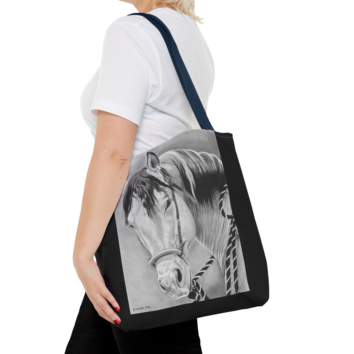 Tote Bag, Western Style Shopping Tote, Equestrian Gift, Farmhouse Decor, Horse Lover Accessory