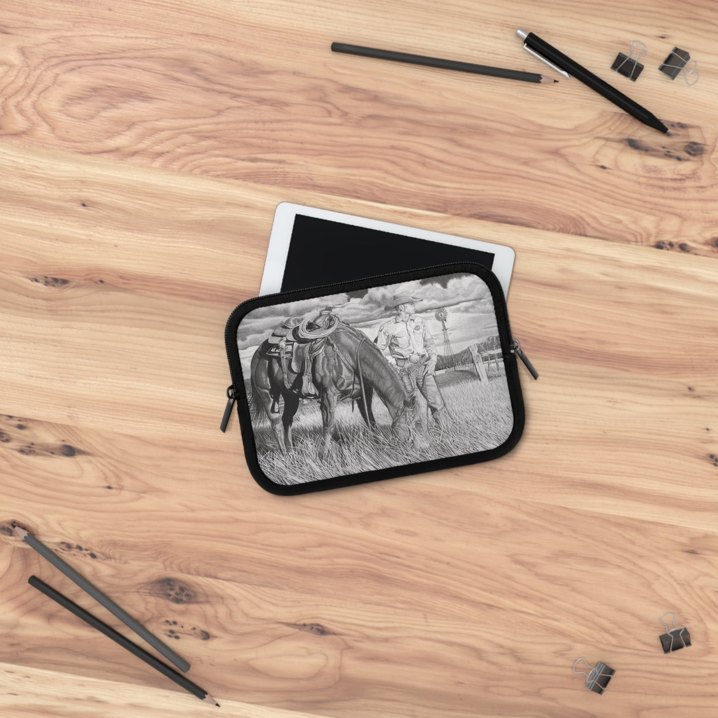 Laptop Sleeve, Unique Gift for Ranch Lovers, Rodeo Accessories, Durable Tech Cover