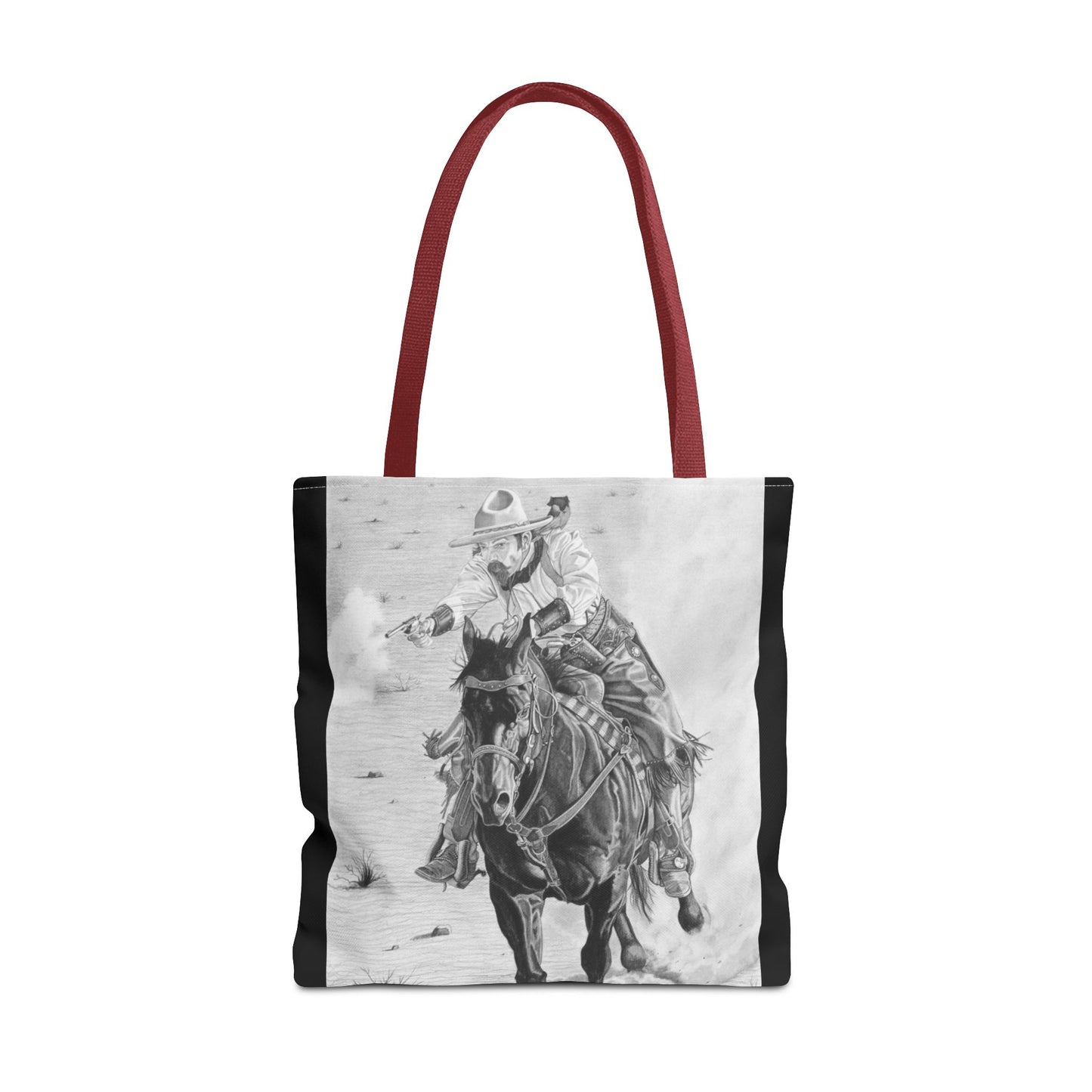 "Wild Bill Rides Again " Tote Bag, Western Style Shopping Tote, Equestrian Gift, Farmhouse Decor, Horse Lover Accessory