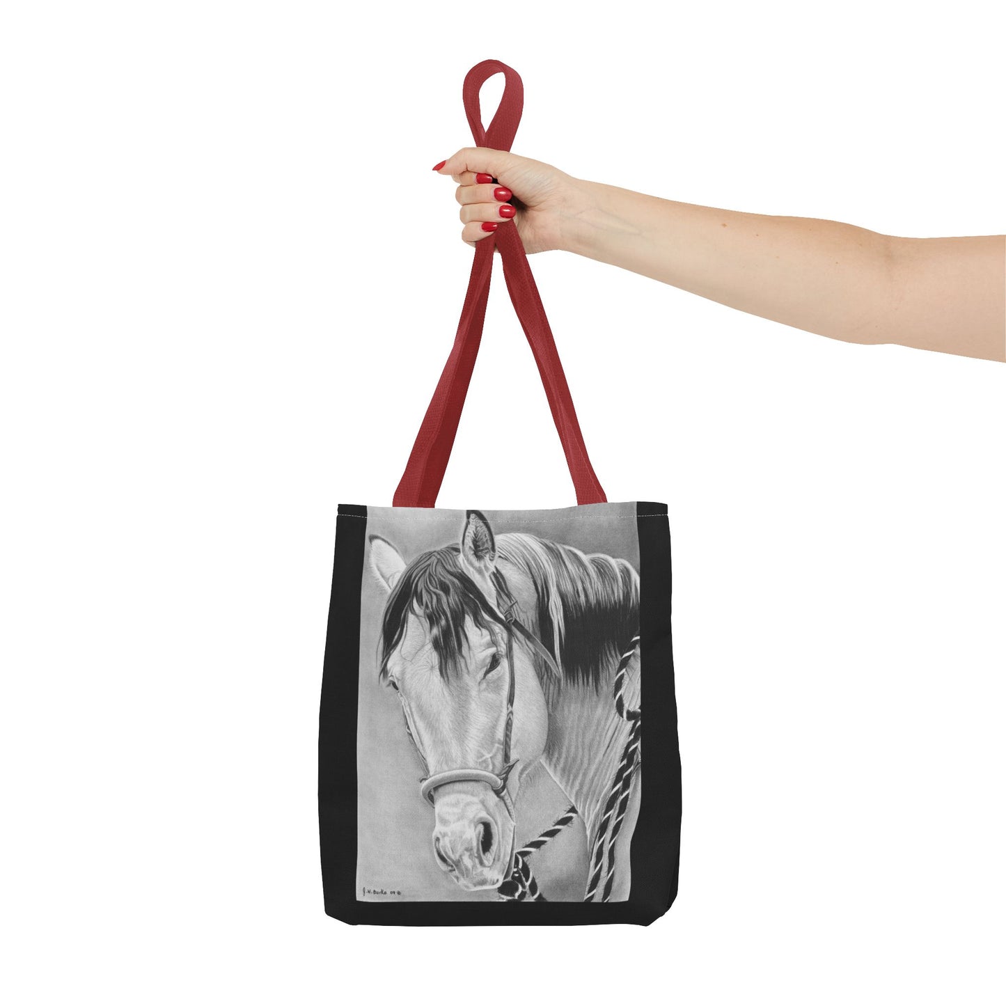 "Watcha lookin At"  Tote Bag, Western Style Shopping Tote, Equestrian Gift, Farmhouse Decor, Horse Lover Accessory