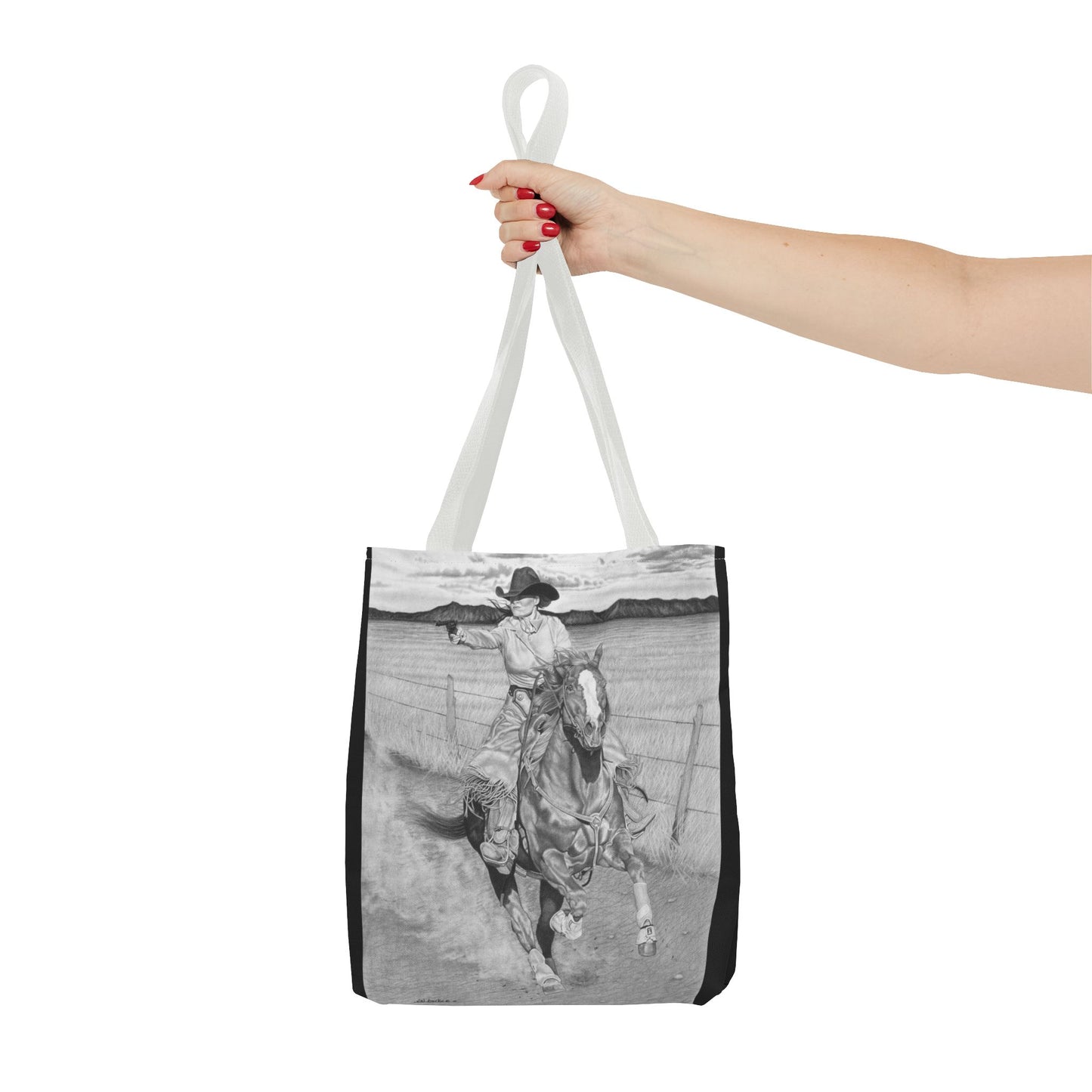 "Dangerous and Beutiful " Western Style Shopping Tote, Equestrian Gift, Farmhouse Decor, Horse Lover Accessory