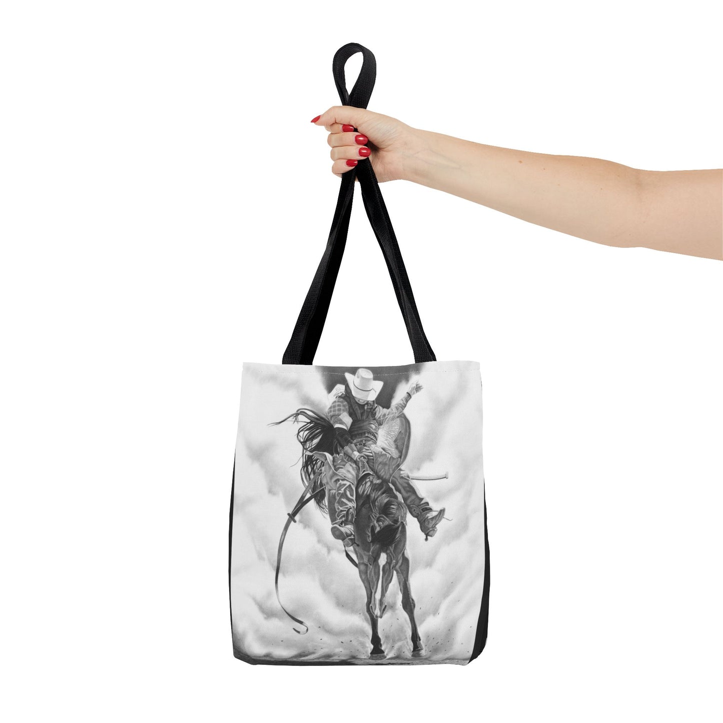 "Storm a Brewing"  Tote Bag, Western Style Shopping Tote, Equestrian Gift, Farmhouse Decor, Horse Lover Accessory