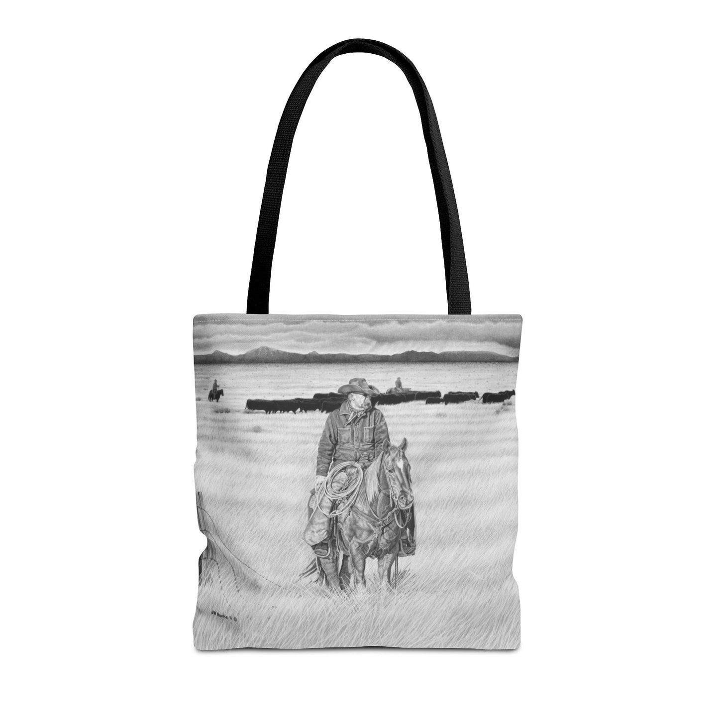 "The Passing Storm"   Tote Bag, Western Style Shopping Tote, Equestrian Gift, Farmhouse Decor, Horse Lover Accessory