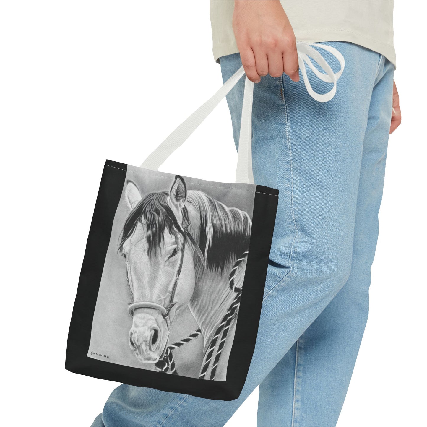 Tote Bag, Western Style Shopping Tote, Equestrian Gift, Farmhouse Decor, Horse Lover Accessory
