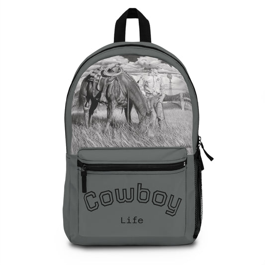 Young Cowboy Dream Backpack, Western Style Bag, Rodeo Gear, Equestrian Pack, Gift for Cowgirls and Cowboys, Outdoor Adventure