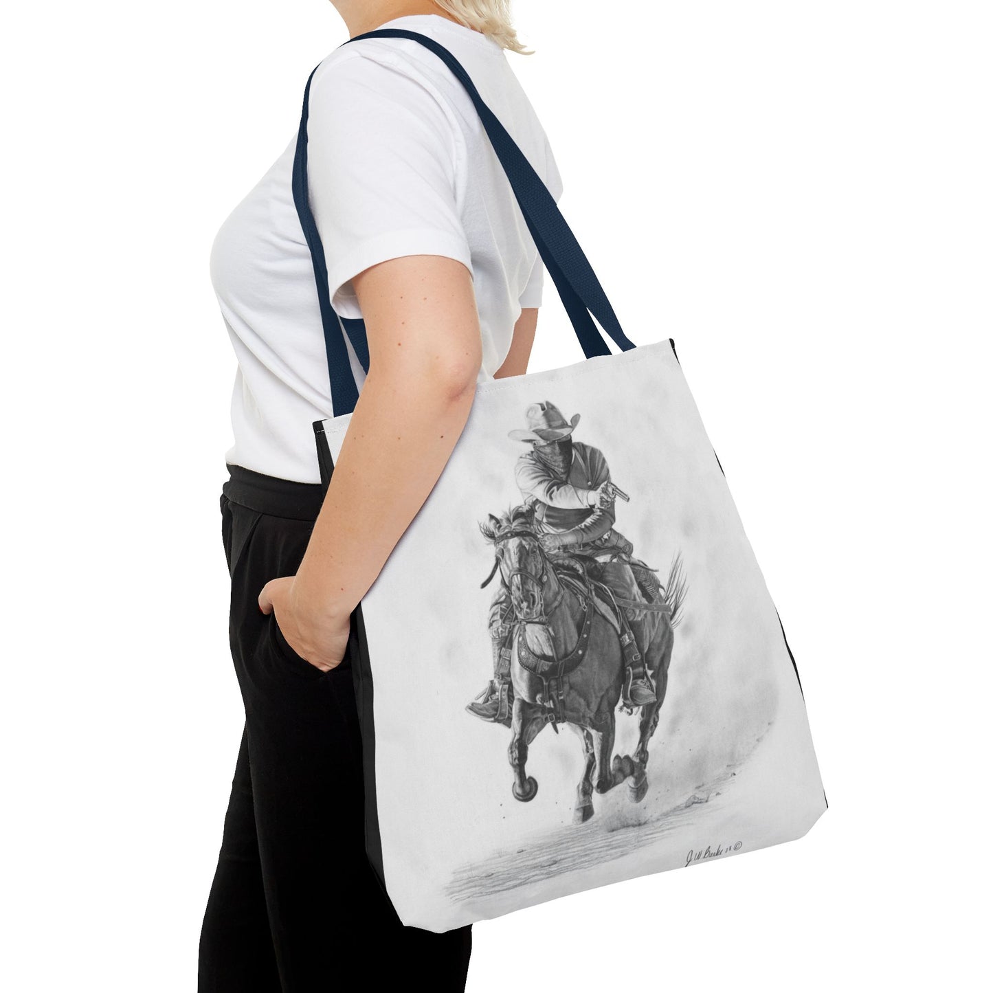 "Bandit " Tote Bag, Western Style Shopping Tote, Equestrian Gift, Farmhouse Decor, Horse Lover Accessory