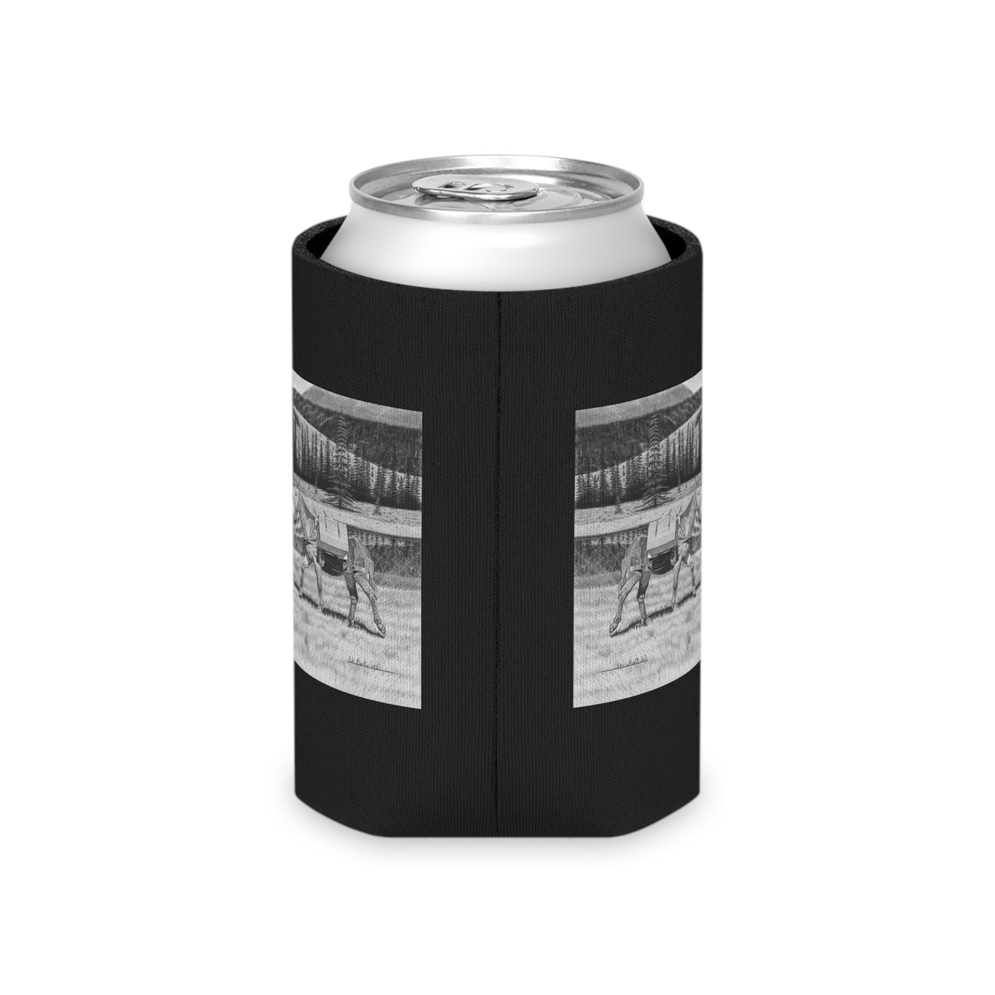 Can Cooler, Western Beverage Sleeve, Outdoor Party Gear, Country-Themed Drink Holder, Ideal for BBQs & Tailgates