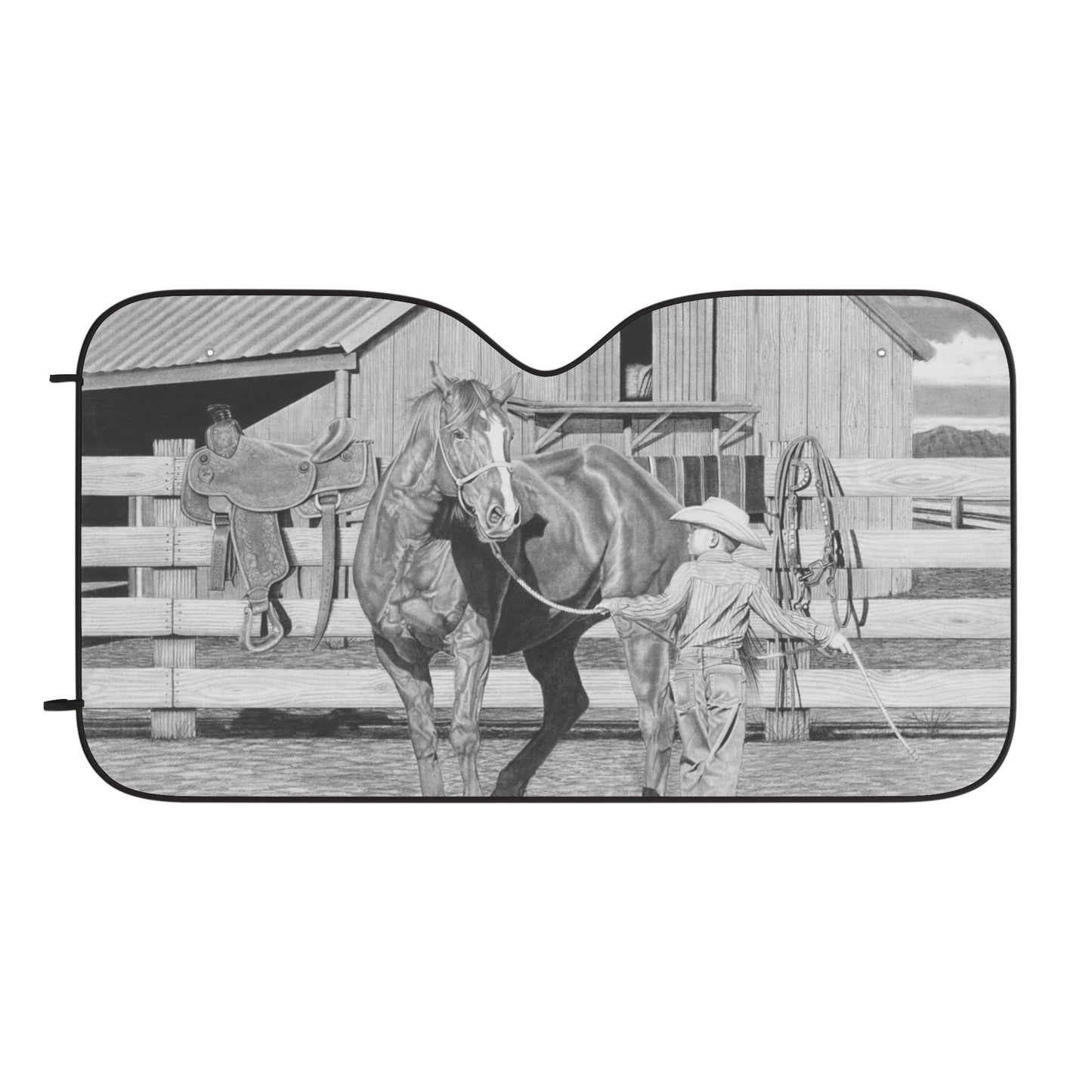 Car Sun Shade Western  style Auto Sunshade
