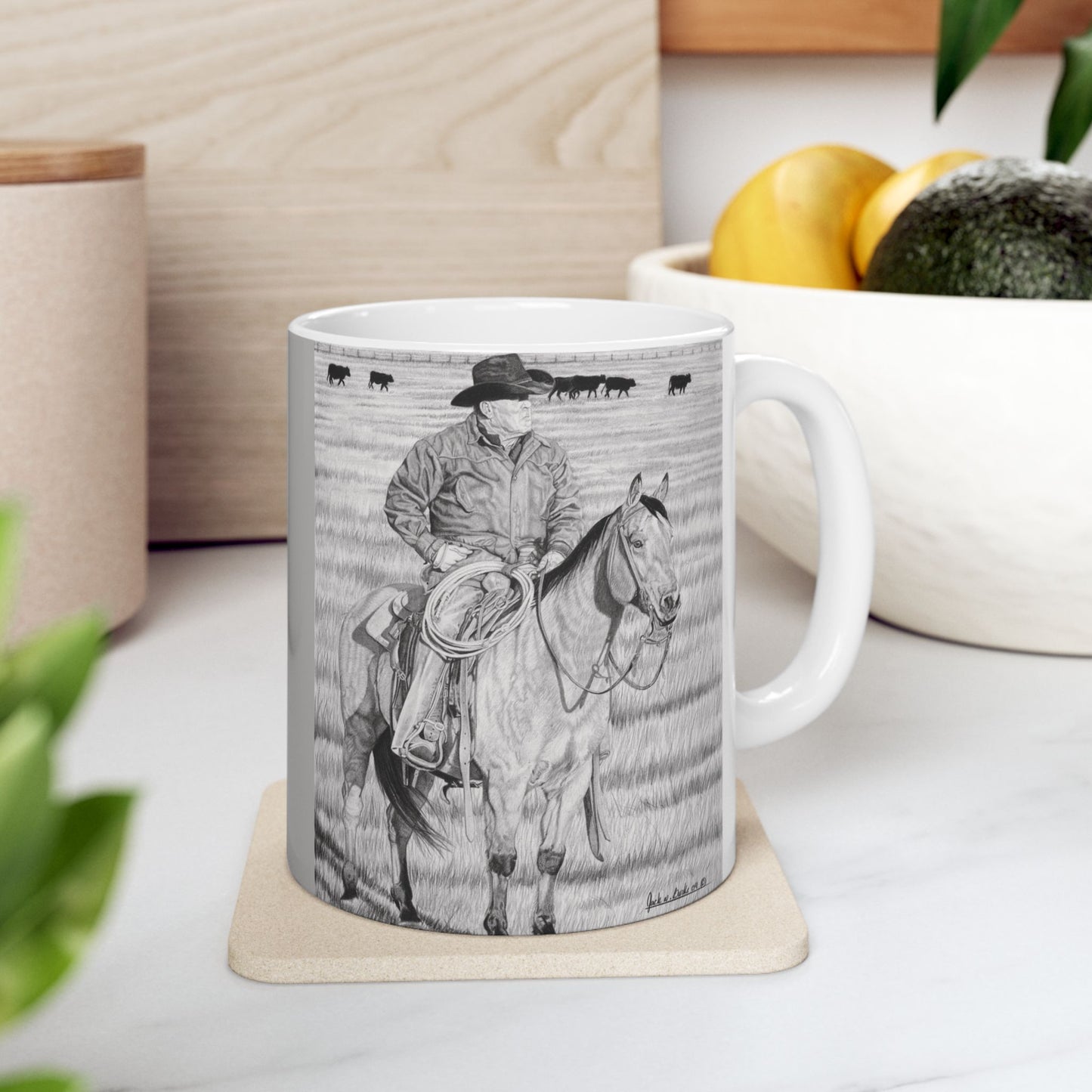 Coffee Mug, western style