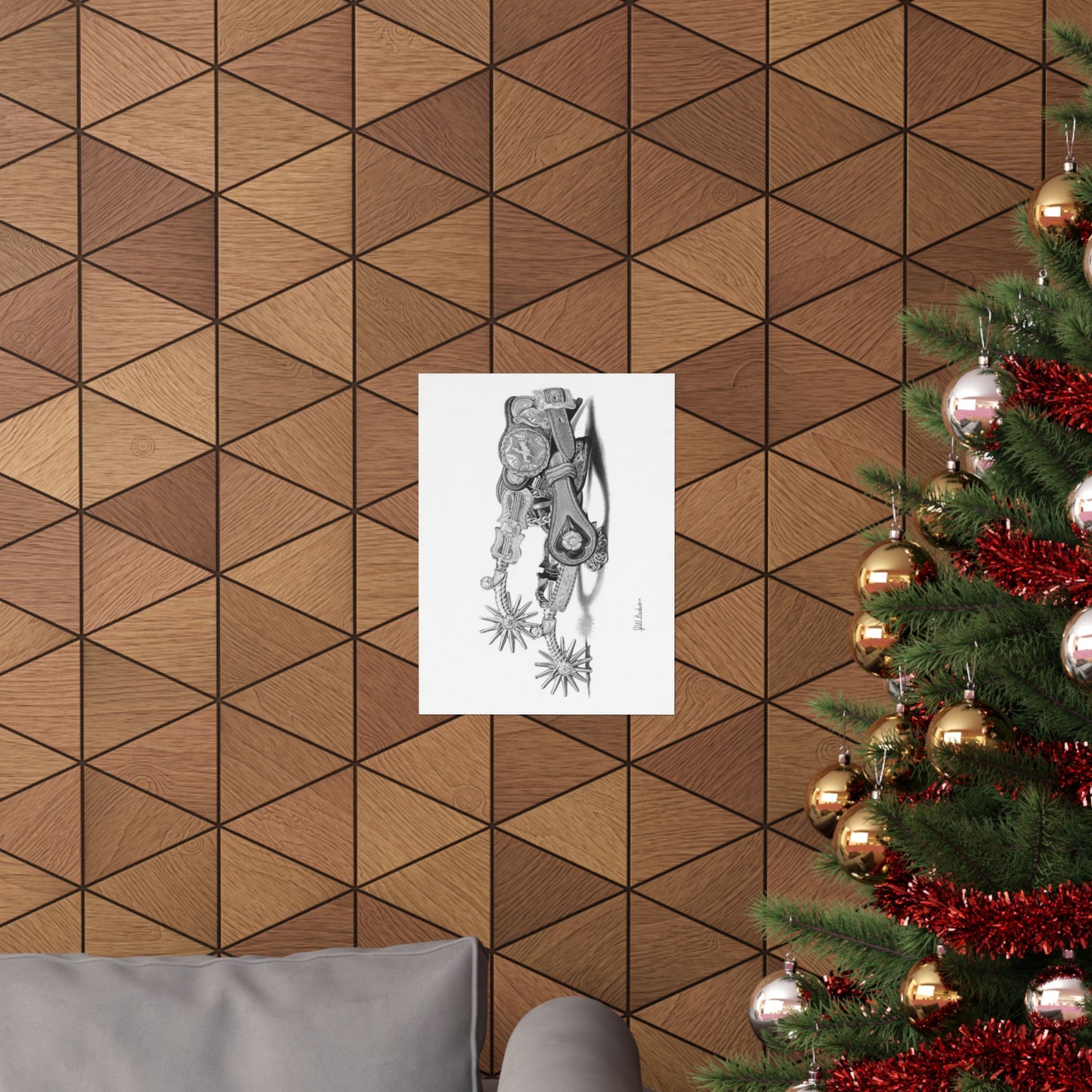 Wall Art Poster, Rustic Home Decor, Horse Lover Gift, Western Theme Art, Country Style Wall Decoration
