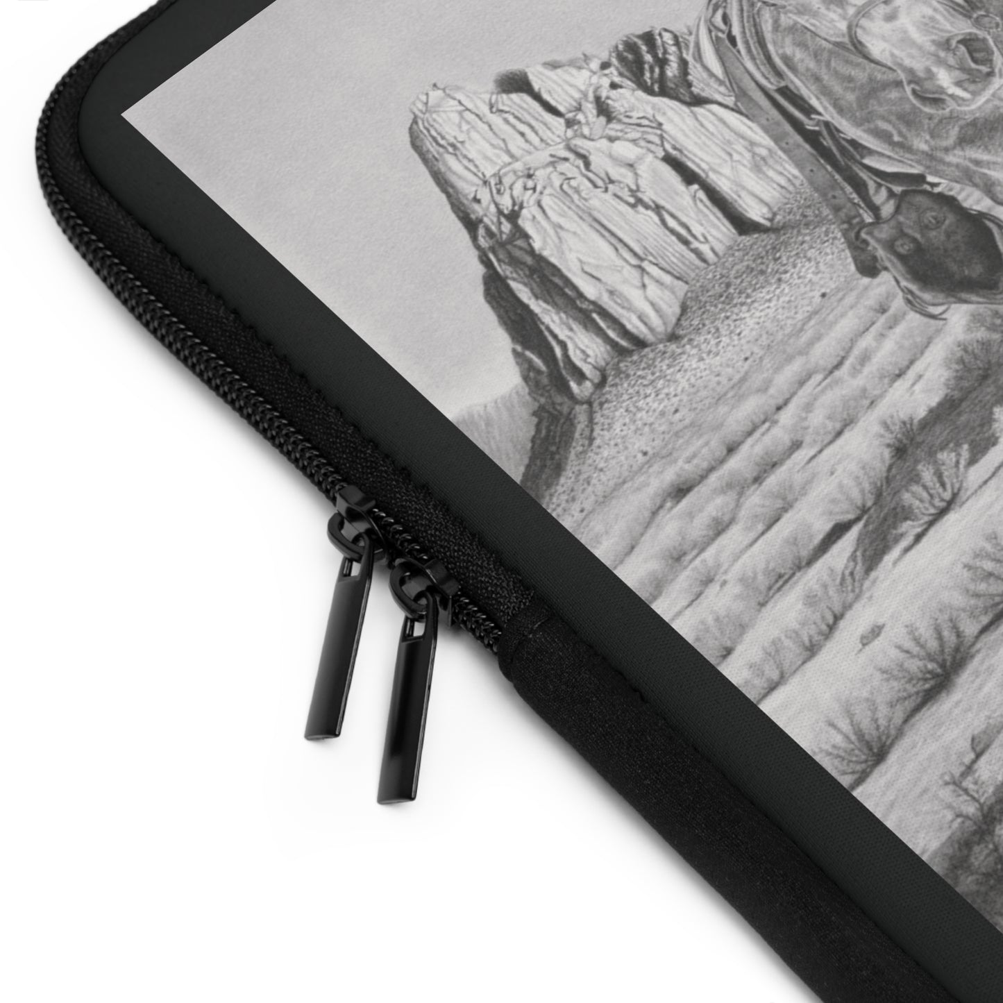 "On The Trail of Oulat" Rustic Cowboy Laptop Sleeve, Western Cowpoke Case, Unique Gift for Ranch Lovers, Rodeo Accessories, Durable Tech Cover