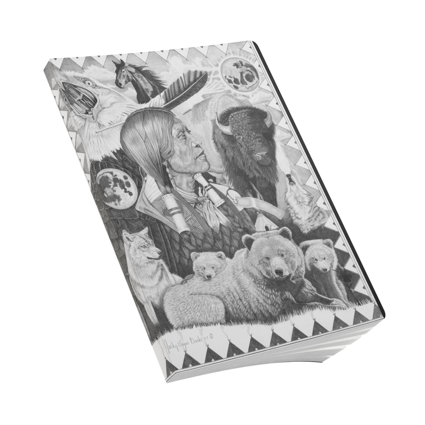 Softcover Journal, Notebook for Writing, Artistic Gift, Travel Journal, Eco-Friendly Stationery, Unique Artwork