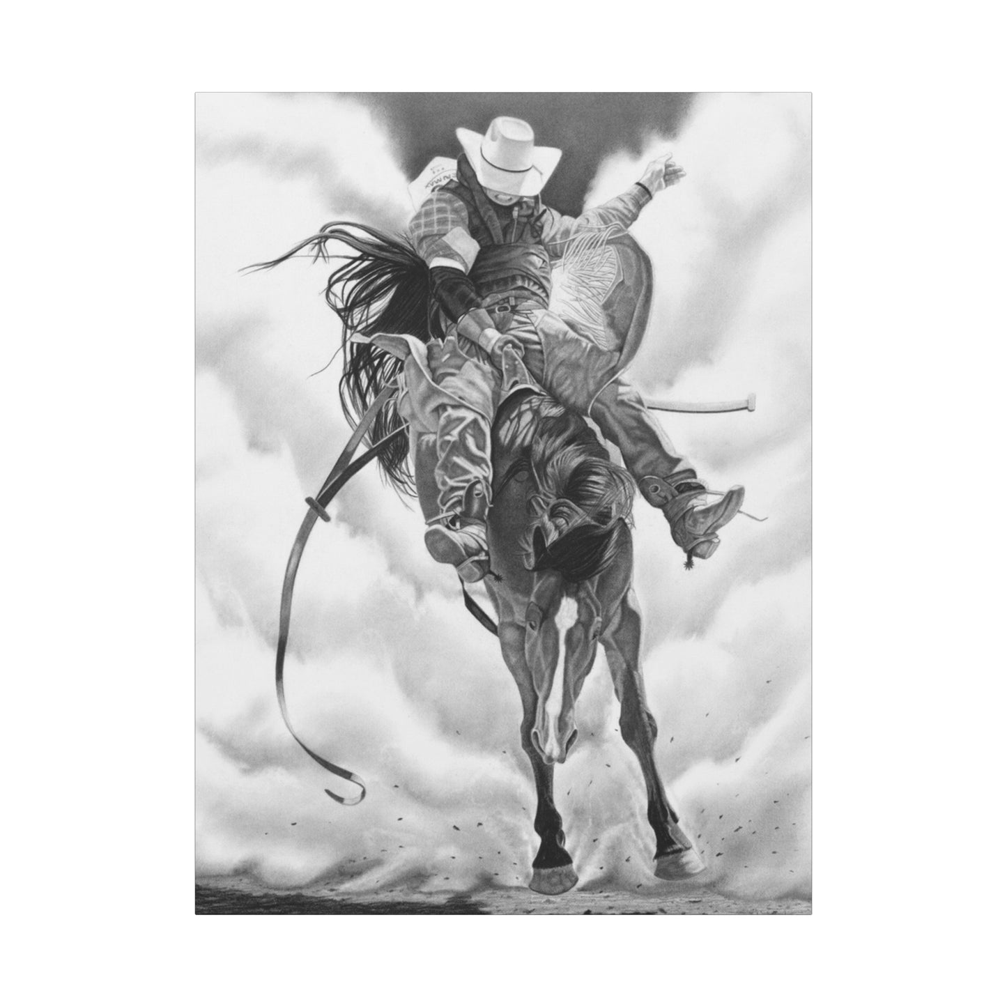 Art on canvas, western style, farmhouse