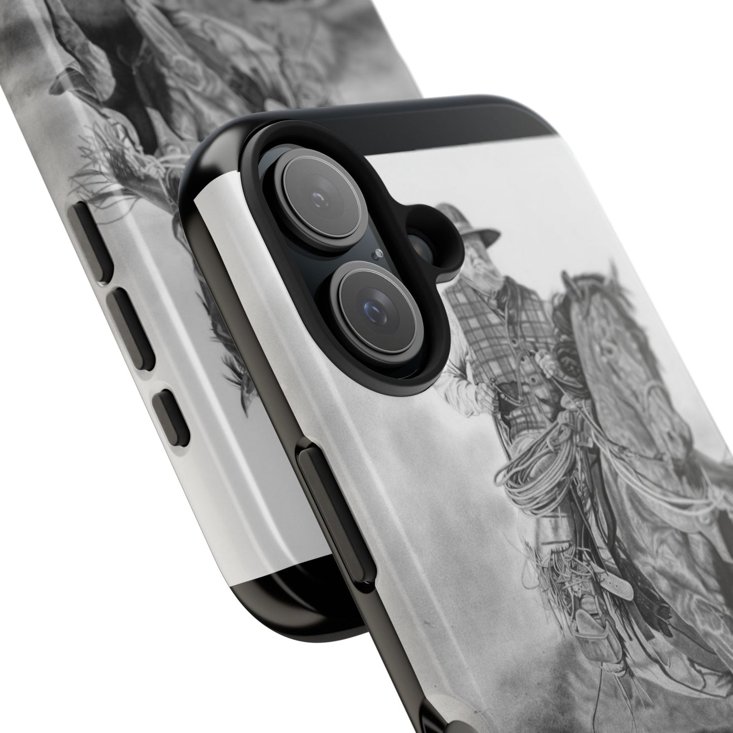 Phone Cases, Cowboy Design, Tough Protection, Gift for Him, Ranch Decor, Durable Style
