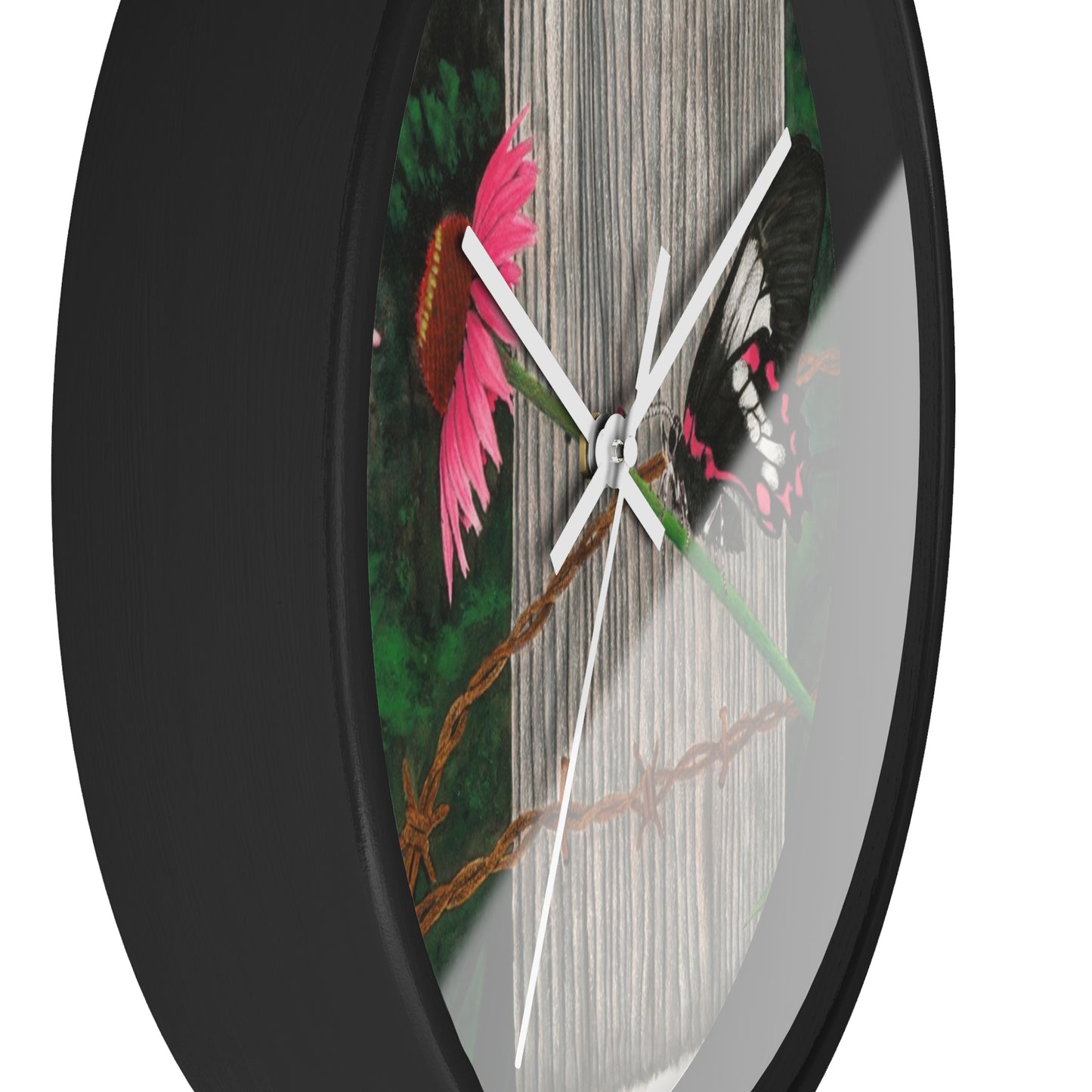 Wall Clock - Vintage Farmhouse Decor, Western Theme Timepiece, Country Home Accent, Horse Lover Gift, Unique Wall Art