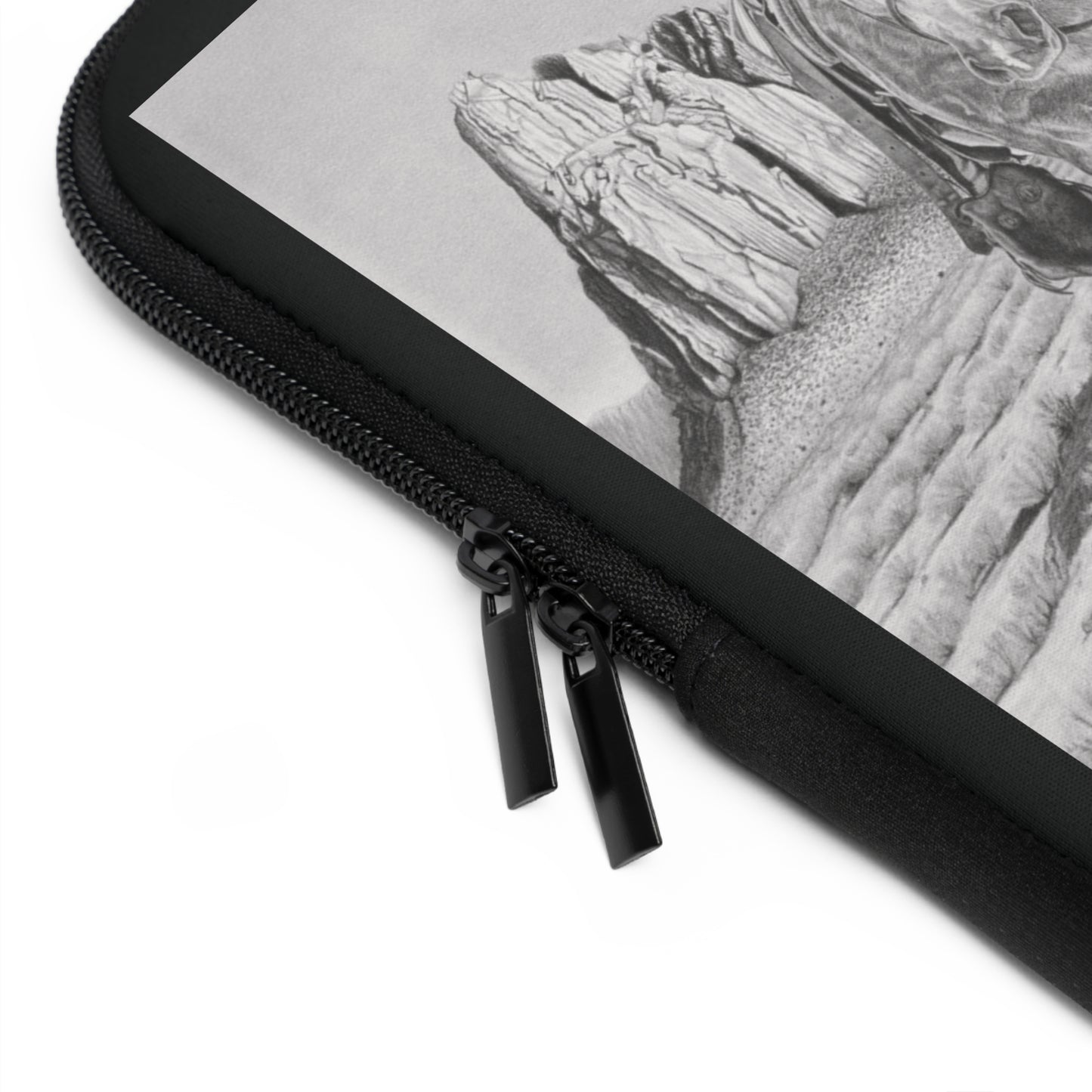 "On The Trail of Oulat" Rustic Cowboy Laptop Sleeve, Western Cowpoke Case, Unique Gift for Ranch Lovers, Rodeo Accessories, Durable Tech Cover