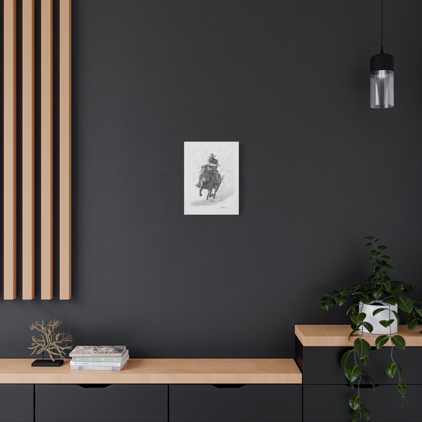 Western art on canvas